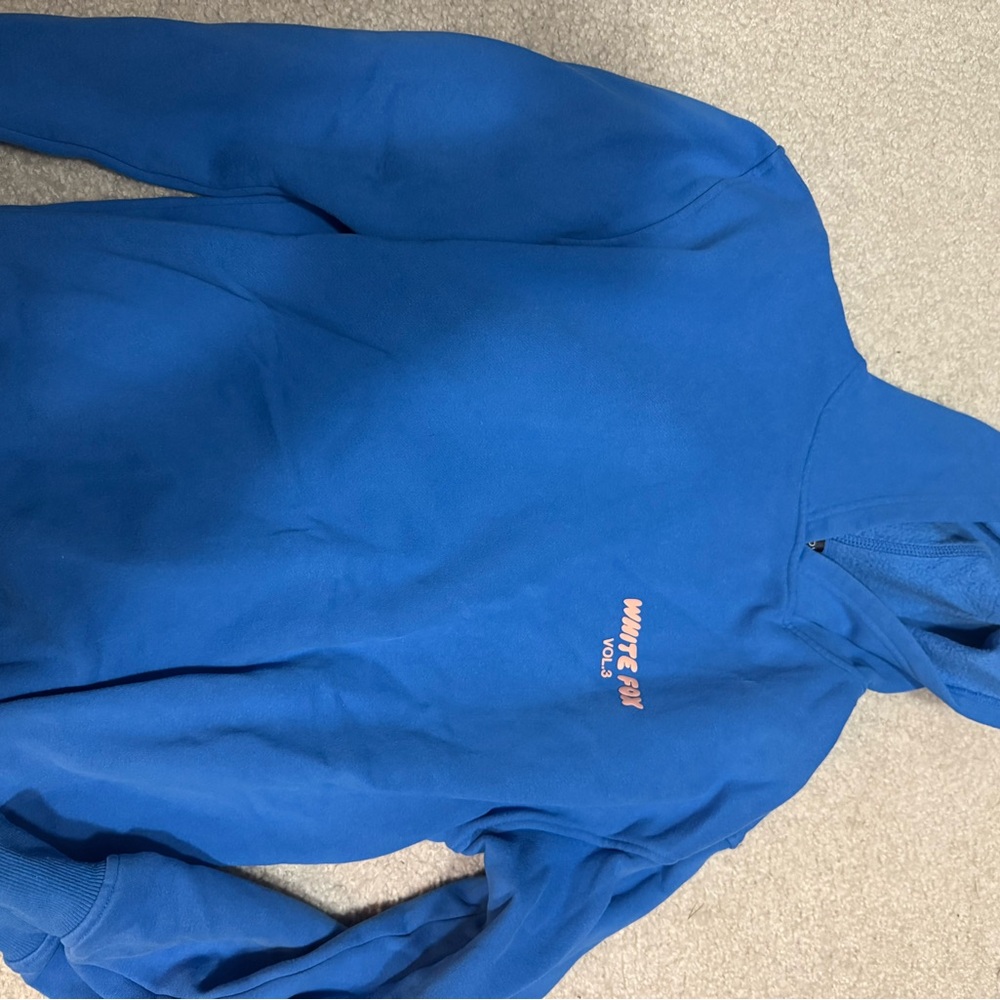 White Fox Boutique Blue Hoodie